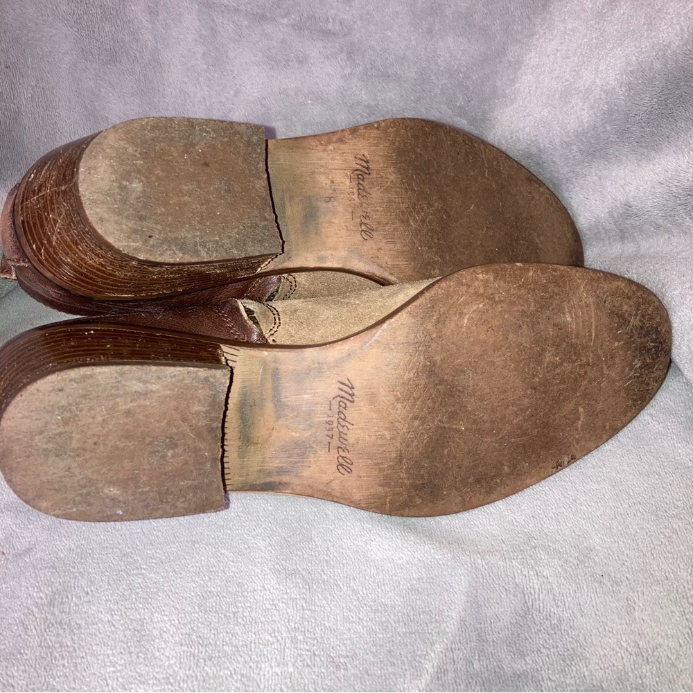 Madewell Charley Ankle Boots Cigar Size 8 - Picture 9 of 11